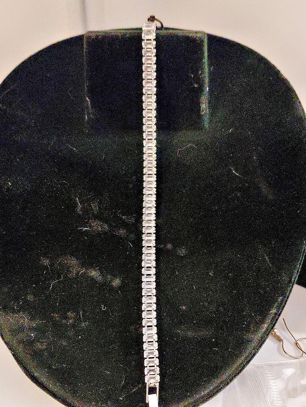 GIVENSTONE Crystal Tennis Bracelet Moissanite NWT